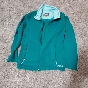 Fleece zip up sweatshirt